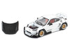 Toyota Pandem GR86 White with Carbon Hood "Enigma Exclusive Edition" 1/64 Diecast Model Car by Pop Race