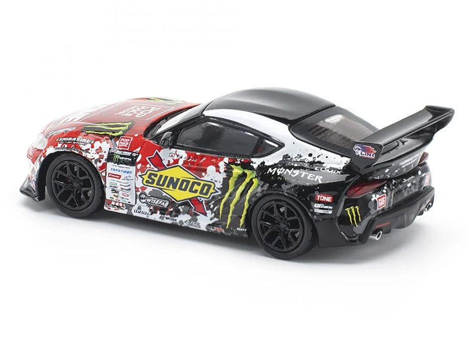 Toyota Pandem GR Supra RHD (Right Hand Drive) Daigo Saito "D1 Grand Prix" (2024) 1/64 Diecast Model Car by Pop Race