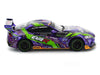 Toyota Pandem GR Supra RHD (Right Hand Drive) "EVA RT Test Type-01 GoodRide" Purple Metallic with Graphics 1/64 Diecast Model Car by Pop Race