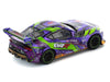Toyota Pandem GR Supra RHD (Right Hand Drive) "EVA RT Test Type-01 GoodRide" Purple Metallic with Graphics 1/64 Diecast Model Car by Pop Race