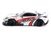 Toyota Pandem GR86 "Cusco" White with Racing Graphics 1/64 Diecast Model Car by Pop Race