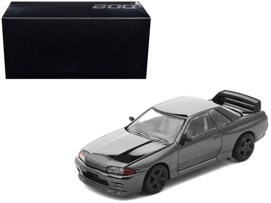 Shelby Mustang GT500 Dark Chrome "The Dark Chrome Series" 1/64 Die Cast Model Car by Pop Race