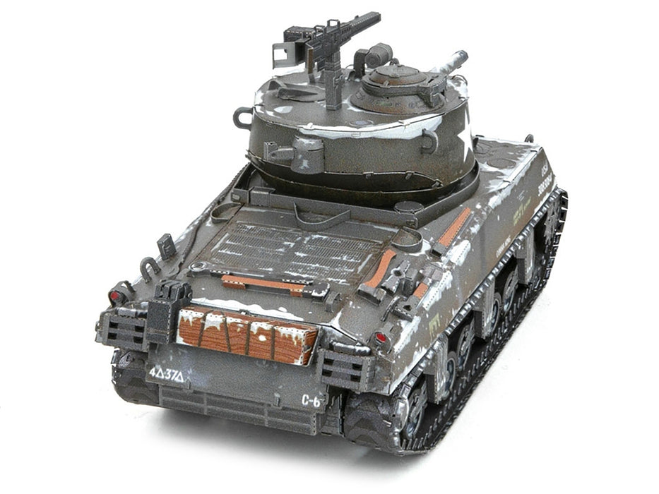 Model Kit United States M4 Sherman Tank (Moderate Difficulty) Steel Model by Metal Earth