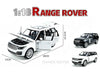 Land Rover Ranger Rover 50th Anniversary Black Metallic with Sunroof 1/18 Diecast Model Car by Heimanba