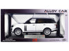 Land Rover Range Rover 50th Anniversary White Metallic with Sunroof 1/18 Diecast Model Car by Heimanba
