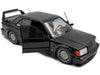 Mercedes Benz 190 Evolution II (W201) "Solido Works" Black 1/18 Diecast Model Car by Solido
