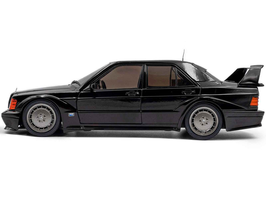 Mercedes Benz 190 Evolution II (W201) "Solido Works" Black 1/18 Diecast Model Car by Solido