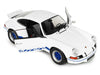 1973 Porsche 911 RSR Carrera White with Blue Stripes 1/18 Diecast Model Car by Solido