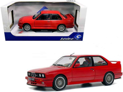1986 BMW E30 M3 Red 1/18 Diecast Model Car by Solido