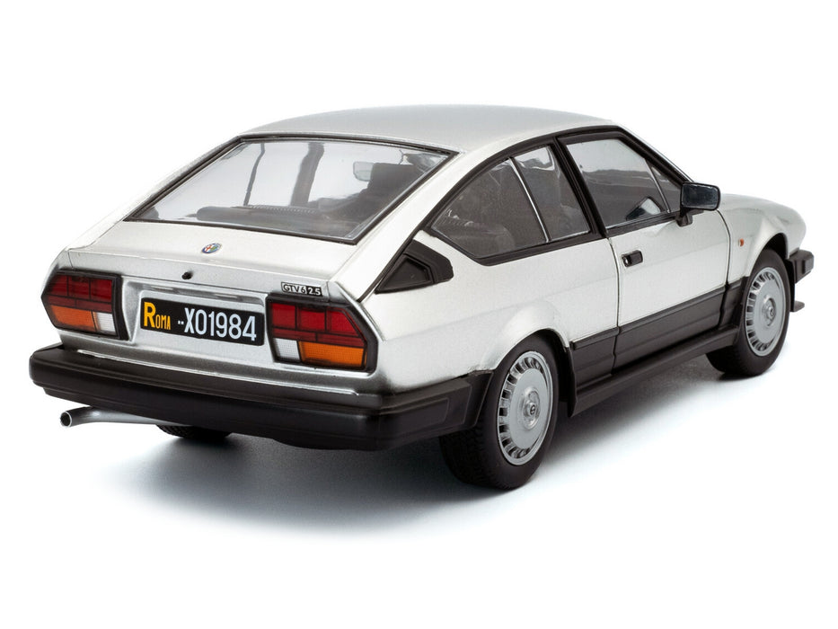 1984 Alfa Romeo GTV6 Silver Metallic 1/18 Diecast Model Car by Solido