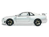 1999 Nissan Skyline GT-R (R34) Z-Tune RHD (Right Hand Drive) Silver Metallic 1/18 Diecast Model Car by Solido
