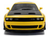 2023 Dodge Challenger SRT Hellcat Redeye Widebody Taxi "NYC Hellcab" Yellow with Black Hood and Graphics 1/18 Diecast Model Car by Solido