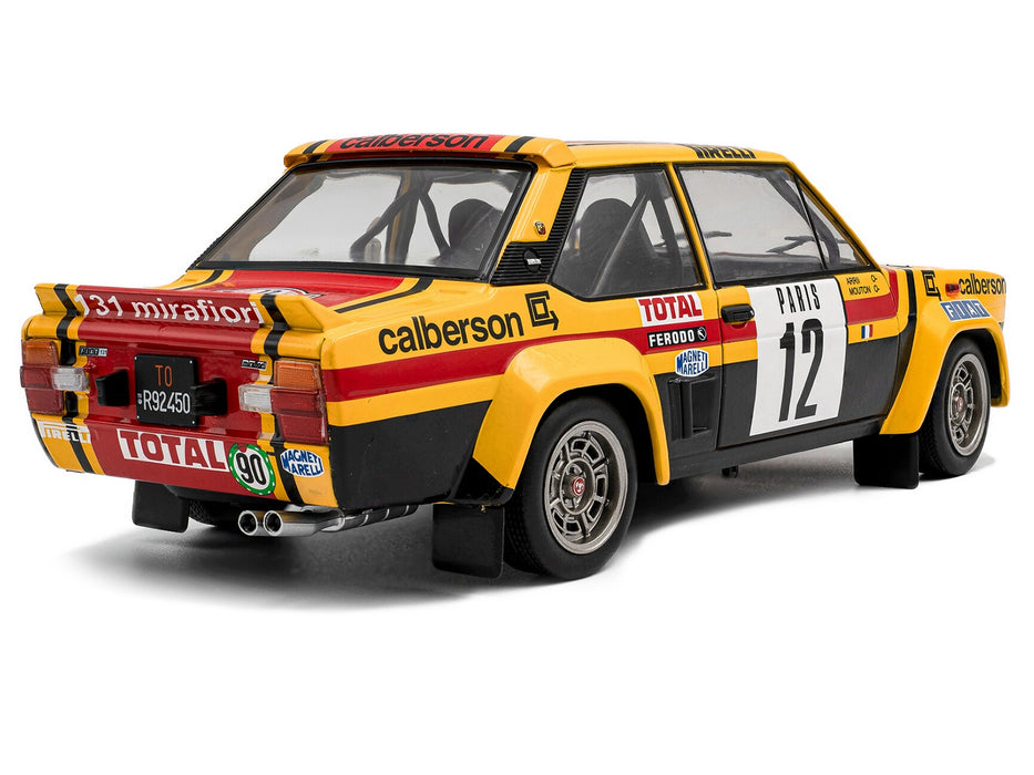 Fiat 131 Abarth #12 Michele Mouton - Annie Arrii "Rallye de Monte-Carlo" (1980) "Competition" Series 1/18 Diecast Model Car by Solido