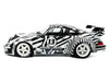 2022 RWB Bodykit #13 "The Zebra" Black and White Striped 1/18 Diecast Model Car by Solido