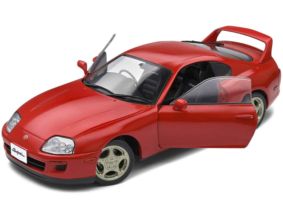 1993 Toyota Supra MK4 RHD (Right Hand Drive) Red 1/18 Diecast Model Car by Solido