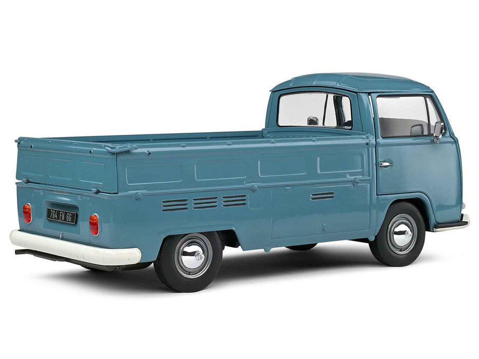 1968 Volkswagen T2 Pickup Truck Petrol Blue 1/18 Diecast Model Car by Solido