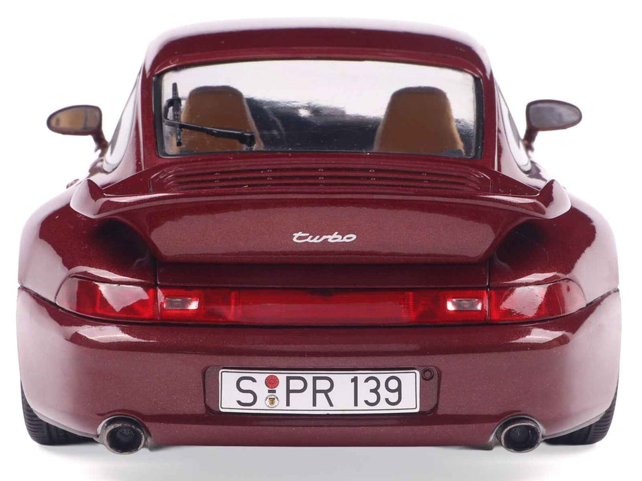 1997 Porsche 911 (993) Turbo Arena Red Metallic 1/18 Diecast Model Car by Solido