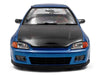 1991 Honda Civic (EG6) RHD (Right Hand Drive) "NAR" Cobalt Blue Metallic with Carbon Hood 1/18 Diecast Model Car by Solido