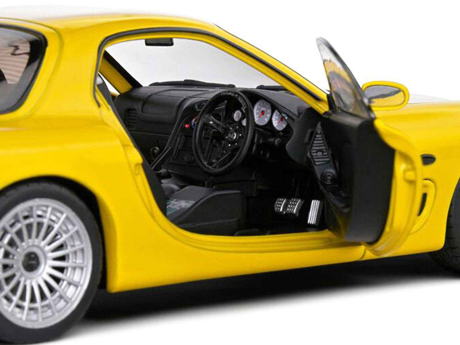 1994 Mazda RX7 Type RS (FD3RS) RHD (Right Hand Drive) Yellow 1/18 Diecast Model Car by Solido