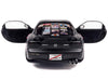 1994 Mazda RX7 (FDRS) RHD (Right Hand Drive) "Itasha Club" Black Metallic with Pink Graphics 1/18 Diecast Model Car by Solido