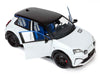 2024 Alpine A290 GTS White Metallic with Black Top 1/18 Diecast Model Car by Solido