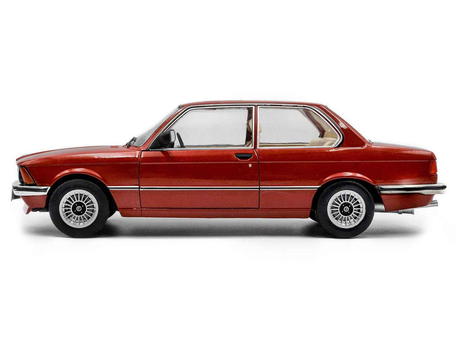 1980 BMW 323i Ruby Red Metallic 1/18 Diecast Model Car by Solido