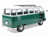 1962 Volkswagen T1 Samba Bus Green and White 1/18 Diecast Model Car by Solido
