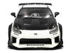 2024 Toyota GR86 LBWK Body Kit RHD (Right Hand Drive) Pearl White with Carbon Hood 1/18 Diecast Model Car by Solido