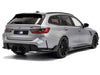 2024 BMW M3 Competition M xDrive Touring Frozen Pure Gray Metallic with Black Top 1/18 Diecast Model Car by Solido