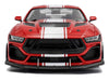 2024 Ford Shelby Mustang Super Snake Race Red with White Stripes 1/18 Diecast Model Car by Solido