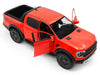 2024 Ford Ranger Raptor Pickup Truck Orange Red 1/18 Diecast Model Car by Solido
