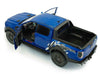 2024 Ford Ranger Raptor Pickup Truck Blue Lightning Metallic 1/18 Diecast Model Car by Solido