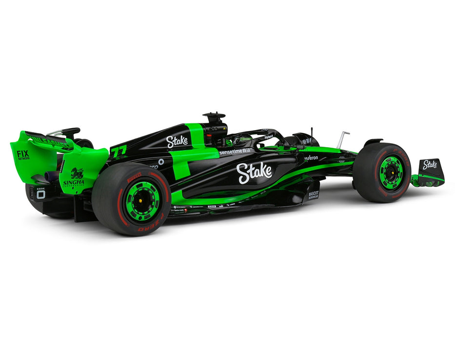 Kick Sauber C44 #77 Valtteri Bottas "Kick Sauber F1 Team" Formula One F1 "Japan GP" (2024) "Competition" Series 1/18 Diecast Model Car by Solido