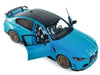 2024 BMW M3 Competition Daytona Beach Blue with Carbon Top 1/18 Diecast Model Car by Solido