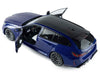 2025 BMW M5 Touring Marina Bay Blue Metallic with Black Top 1/18 Diecast Model Car by Solido