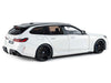 2025 BMW M5 Touring Alpine White with Black Top 1/18 Diecast Model Car by Solido