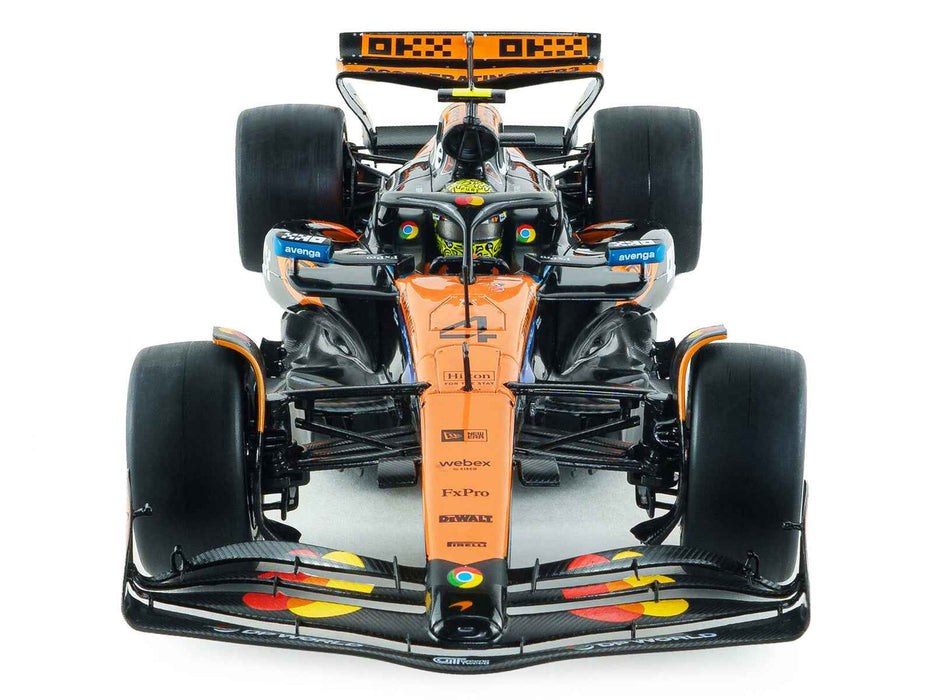 McLaren MCL39 #4 Lando Norris "OKX" Winner Formula One F1 "Australian GP" (2025) "Competition" Series 1/18 Diecast Model Car by Solido