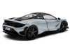 2020 McLaren 765LT Ceramic Gray with Black Top 1/43 Diecast Model Car by Solido