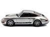 1994 Porsche 911 (964) RS Silver Metallic with Black Stripes 1/43 Diecast Model Car by Solido