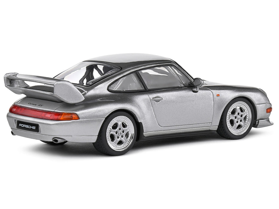 1993 Porsche 911 (993) RS Clubsport Polar Silver Metallic 1/43 Diecast Model Car by Solido