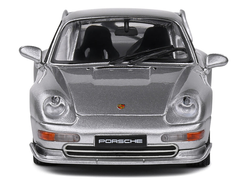 1993 Porsche 911 (993) RS Clubsport Polar Silver Metallic 1/43 Diecast Model Car by Solido