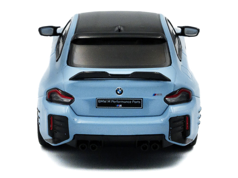 2023 BMW M2 M Performance Zandvoort Blue with Black Top 1/43 Diecast Model Car by Solido