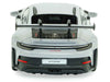 2023 Porsche 911 (992) GT3 RS Ice Gray Metallic with Pyro Red Stripes 1/43 Diecast Model Car by Solido