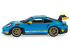 2023 Porsche 911 (992) GT3 RS "Tribute to 24 Hours of Daytona 2003" Riviera Blue with Yellow Stripes 1/43 Diecast Model Car by Solido