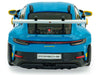 2023 Porsche 911 (992) GT3 RS "Tribute to 24 Hours of Daytona 2003" Riviera Blue with Yellow Stripes 1/43 Diecast Model Car by Solido