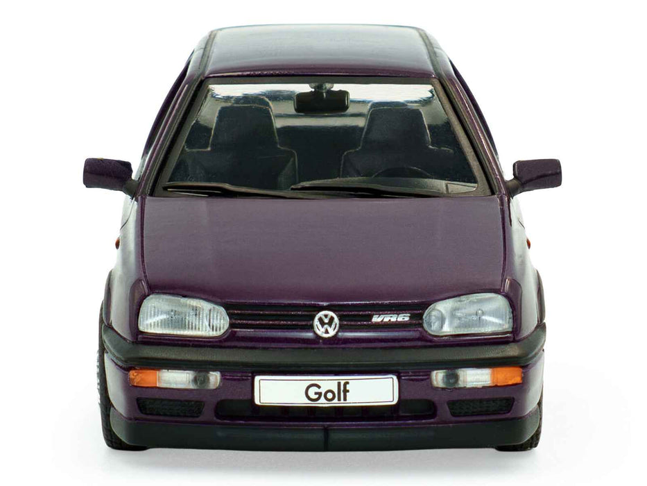 1994 Volkswagen Golf MKIII VR6 Purple Metallic 1/43 Diecast Model Car by Solido