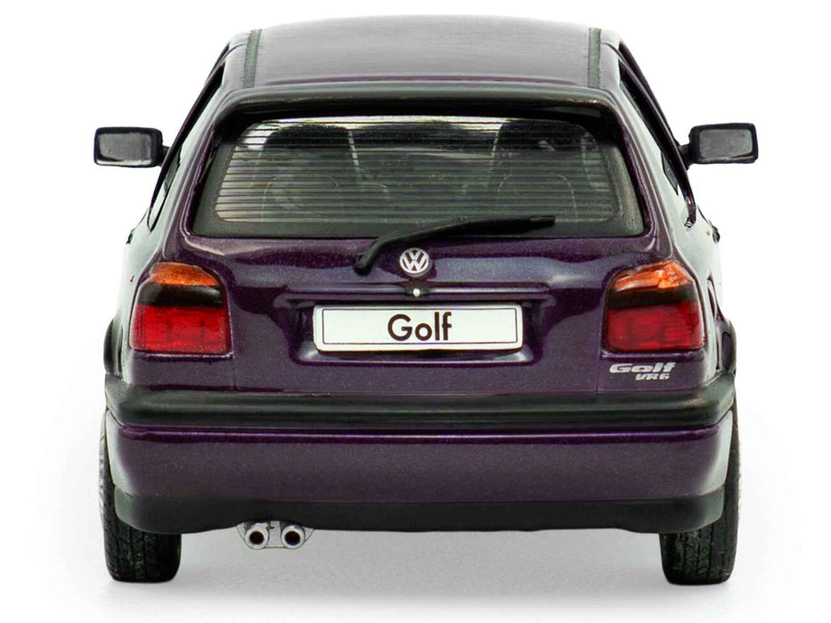 1994 Volkswagen Golf MKIII VR6 Purple Metallic 1/43 Diecast Model Car by Solido