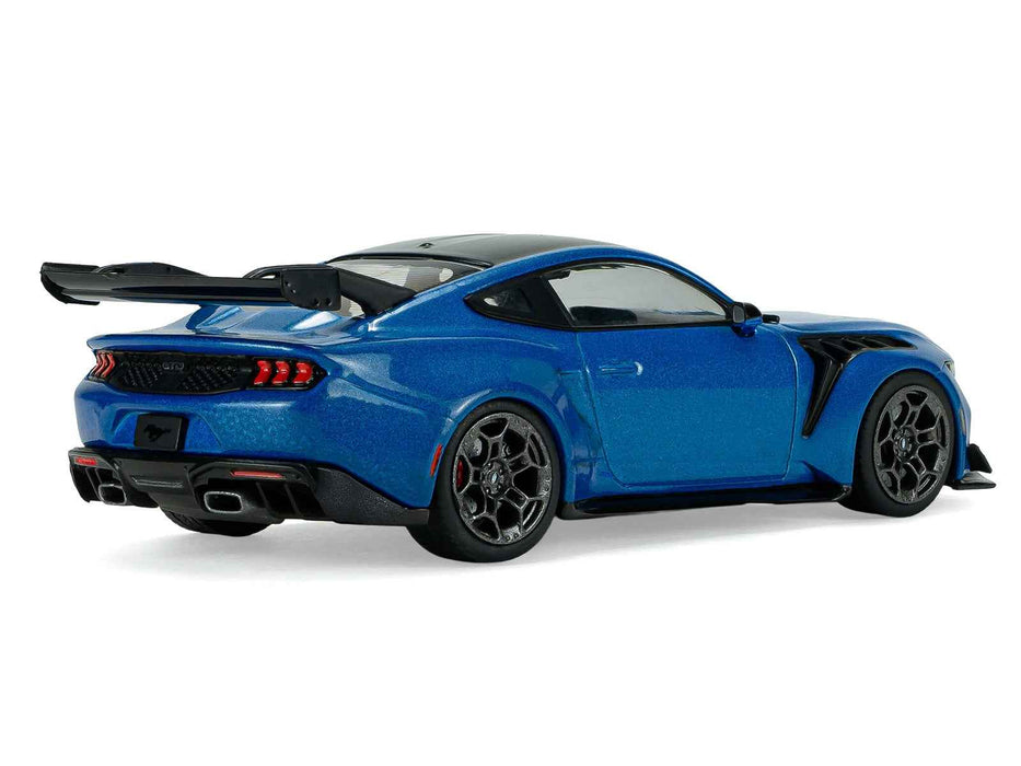 2025 Ford Mustang GTD Indulgent Blue Metallic with Black Top 1/43 Diecast Model Car by Solido