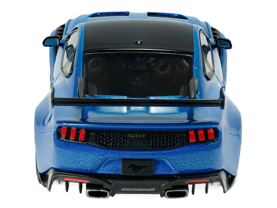 2025 Ford Mustang GTD Indulgent Blue Metallic with Black Top 1/43 Diecast Model Car by Solido