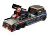 "World Of Outlaws 2026" Winged Sprint Car #26 Black with Stripes and Custom Hauler Black with Graphics 1/64 Diecast Model Cars by ACME